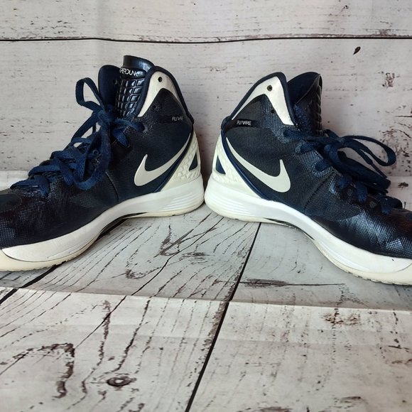 Nike Hyperdunk Zoom High Top Athletic Shoe Royal Blue Size 8 Gently Worn - Picture 6 of 10